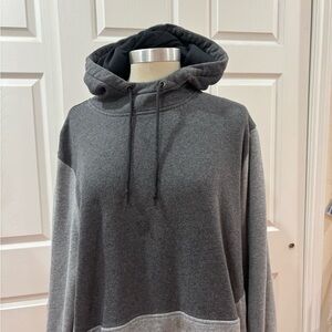 Russell Athletic Gray Hoodie Sweatshirt Casual Fit